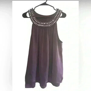 Adiva purple embellished top size 1X, Beautiful Detail, party